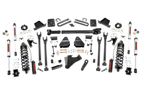 Rough Country 6 in. Lift Kit, 4-Link, D/S, C/O V2 for Ford F-250/350 Super Duty 14-18 - 56058