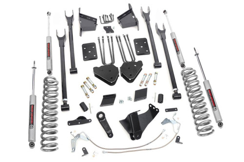 Rough Country 6 in. Lift Kit, 4 Link, OVLD for Ford Super Duty 4WD 15-16 - 589.20