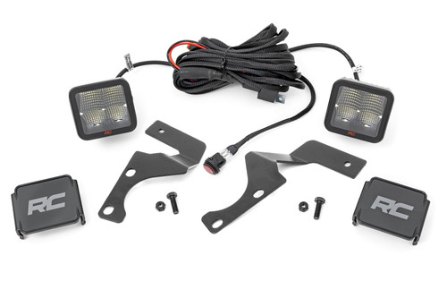 Rough Country LED Light Ditch Mount, 2 in., Spectrum Series, Pair, Spot for Toyota 4Runner 10-23 - 80796