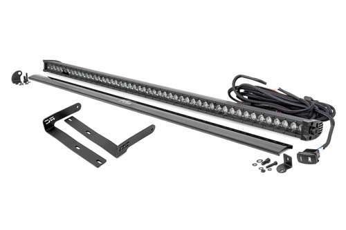 Rough Country LED Light Kit, Front-Facing, 50 in., Black Series, Single Row, w/ White DRL for Kubota RTV-X900 / RTV-X1100 14-20 - 98009