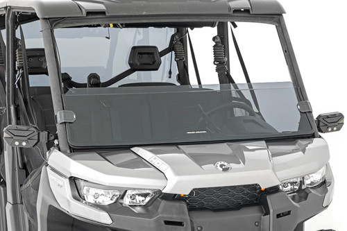 Rough Country Tinted Half Windshield, Scratch Resistant for Can-Am Defender 4WD 16-22 - 98462031