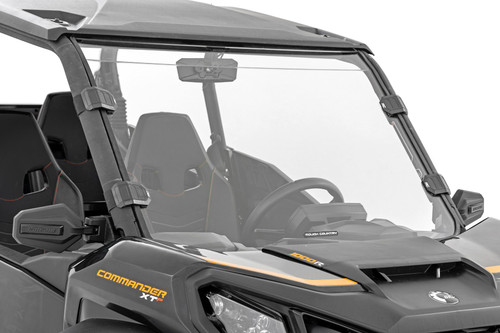 Rough Country Full Windshield, Scratch Resistant for Can-Am Commander XT 21-22 - 98102230
