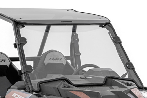 Rough Country Full Windshield, Scratch Resistant for Polaris RZR XP 1000/RZR XP 4 1000 19-22 - 98192010