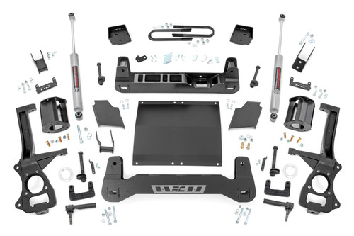 Rough Country 6 in. Lift Kit, Mono Leaf Rear for Chevy Silverado 1500 22-23 - 21630D