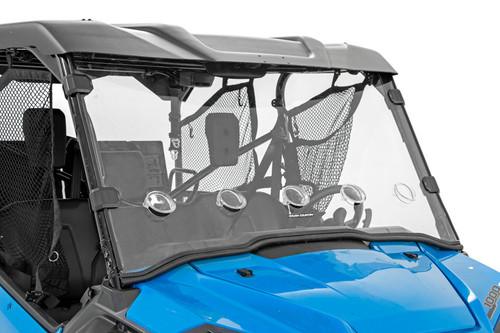 Rough Country Vented Full Windshield, Scratch Resistant for Honda Pioneer 1000/Pioneer 1000-5 16-22 - 98262020