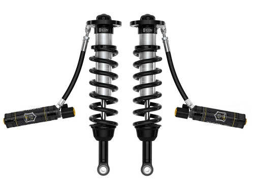 ICON Front, V.S. 2.5 Series Coilover Kit, Remote Reservoir w/ CDEV, Pair for 22-26 Tundra 1.25-3.5" Lift, 23-25 Sequoia 3-4.5" Lift - 58770E