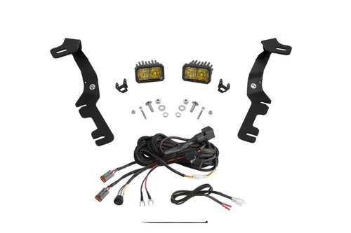 Diode Dynamics Stage Series Ditch Light Kit for 19+ Ram 1500, C2 Pro Yellow Combo - DD7598