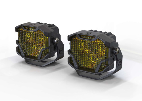 Morimoto 4Banger 2.0 LED Pods: HXB Flood / Yellow (Pair)