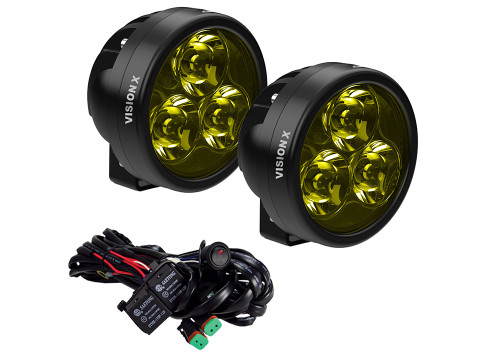 Vision X CR-3 Spot Beam Driving Lights (Selective Yellow)