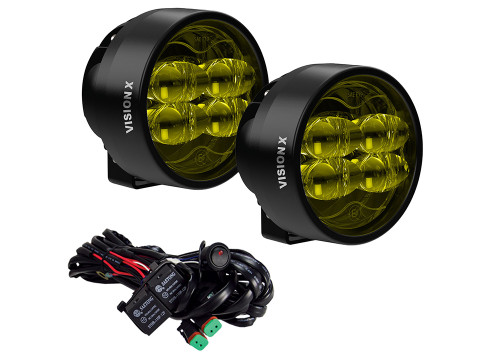 Vision X CR-4 Fog Beam Driving Lights (Selective Yellow)