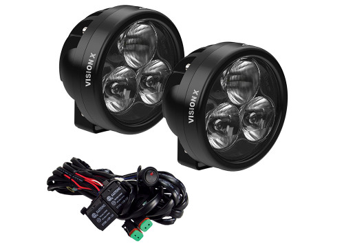 Vision X CR-3 Hybrid Beam Driving Lights (Clear)