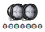 RIGID 360-Series RGBW 4 in. Round Lights, Drive (Pair) - 36401