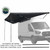 OVS HD Nomadic 180 Awning with Bracket Kit for Mid-High Roofline Vans - 19609908