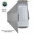 OVS HD Nomadic 180 Awning with Bracket Kit for Mid-High Roofline Vans - 19609908