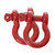 OVS 3/4" D-Ring Recovery Shackles, 4.75 Ton, Red (Pair) - 19010204