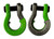 Moose Knuckle 3/4 Split Shackle, Sublime Green 2-Color Combo (Pair)