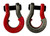 Moose Knuckle 3/4 Split Shackle, Flame Red 2-Color Combo (Pair)