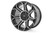 Rough Country Rough Country 89 Series Wheel / One-Piece / Black Machined Gun Metal / 17x9 / 5x4.5 / -12mm - 89170913