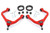 Rough Country 1.75 Inch Leveling Kit - Forged Red UCA - AT4 - GMC Sierra 1500 4WD (19-24) - 1325RED