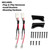 SSV Works 6.5 in. Overhead Speaker Adapters for 24-26 Jeep JL / Gladiator JT