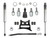 ICON 4wd, Ultimate Front End Kit, Stage 5 for 05-16 F-250/350 - K6215