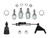 ICON 4wd, Ultimate Front End Kit, Stage 4 for 05-22 F-250/350 - K6214