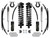ICON, 2.5-3" Lift, Stage 1 Coilover System w/ Leaf Springs for 11-16 F-250/350 - K63191