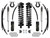 ICON 4wd, 2.5-3" Lift, Stage 1 Coilover System w/ Expansion Packs for 17-23 F-250/350 - K63141L