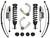ICON 0-3.5" Lift, Stage 6 Susp System, Billet UCA Al Knuckle for 19-21 Ranger - K93206A