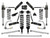 ICON 4wd, 1.25-3" Lift, Stage 13 Suspension System, Billet for '25 4Runner - K53413