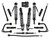 ICON Non-Sasquatch, 3-4" Lift, Stage 8 Suspension System, Tubular, Heavy Rate Rear Spring for 21-23 Bronco - K40008TX