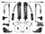 ICON 4wd, 4-5.5" Lift, Stage 2 Coilover Conversion System for 23-25 F-250/350 - K63172