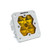Baja Designs Squadron 2.0 Sport LED Light Pod, White Housing, Flush Mount, Driving/Combo (Baja Amber) - 55-1013-WT-2