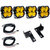 Baja Designs Squadron 2.0 Pro Behind-the-Grille Light Kit (Baja Amber) for 25-26 4Runner - 44-0014