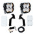 Baja Designs Squadron 2.0 Pro A-Pillar Light Kit, Driving/Combo (Clear) for 21-26 Raptor, 24-26 Raptor 37/R - 44-0021