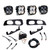 Baja Designs Squadron 2.0 Pro/Squadron SAE Dual Fog Pocket Light Kit (Clear) for 23-26 F-250/350 Super Duty - 44-0033 1