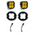 Baja Designs Squadron 2.0 Fog Pocket Light Kit (Baja Amber) for 06-14 F-150, 05-11 Tacoma, 07-13 Tundra - 44-0076