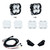 Baja Designs Squadron 2.0 Pro A-Pillar Light Kit, Spot (Clear) for 21-26 Bronco, 22-24 Bronco Raptor - 44-0087 1