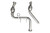CVF Stainless Steel Downpipes for 24-25 3.5L Raptor F-150 EcoBoost - FFR2425CDP