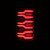 AlphaRex LUXX-Series LED Tail Lights (Black-Red) for 19-24 RAM 1500 - 640050