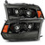 AlphaRex MK II PRO-Series Halogen Projector Headlights (Alpha-Black) for 09-18 RAM 1500, 10-18 2500/3500/4500/5500, 19-24 RAM 1500 Classic - 880542