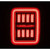 AlphaRex NOVA-Series Prismatic LED Tail Lights (Black Smoke) for 19-26 Gladiator JT - 602050