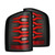 AlphaRex LUXX-Series LED Tail Lights (Black-Red) for 07-13 Silverado 1500, 07-14 2500HD/3500HD - 620000