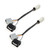 AlphaRex Stock Halogen Tail Lights to AlphaRex Tail Lights Converters for 18-20 F-150 - 652201