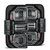AlphaRex NOVA-Series Prismatic LED Tail Lights (Black Clear) for 21-26 Bronco - 659010