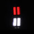 AlphaRex NOVA-Series Prismatic LED Tail Lights (Black Clear) for 05-15 Tacoma - 680052