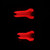 AlphaRex LUXX-Series LED Tail Lights (Black-Red) for 21-23 F-150 - 653050