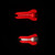 AlphaRex LUXX-Series LED Tail Lights (Black-Red) for 21-23 F-150 - 653050