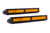 Diode Dynamics 12 Inch LED Light Bar Single Row Straight Amber Wide Pair Stage Series-DD5045P