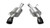 Corsa Performance 2.5in. Axle-Back Xtreme Dual Exhaust Black 4.0in. Tips 05-10 Mustang GT 4.6L/Shelby GT500 5.4L - 14314BLK